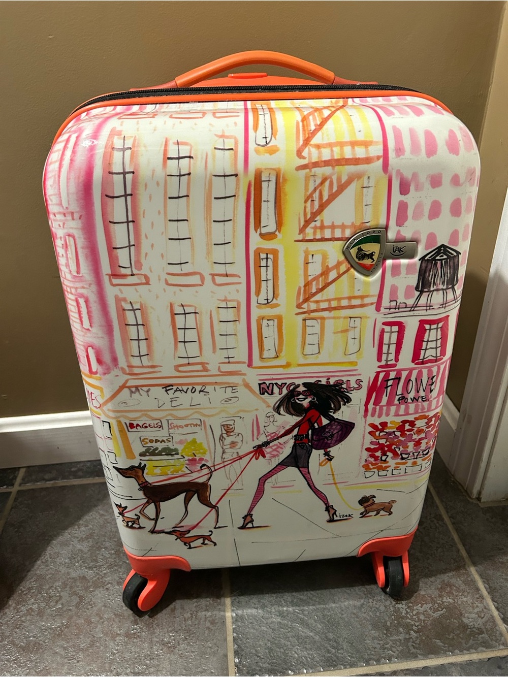 Mia Toro Izak Cityscape Hard-Side Carry-On